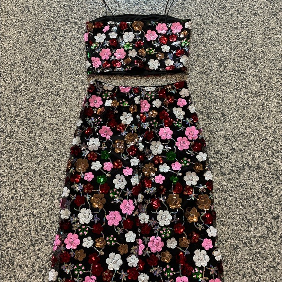 Floral Embroidered Kids Dress - Picture 1 of 4